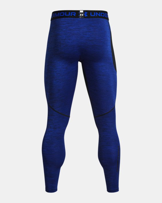 Men's ColdGear® Twist Leggings, Blue, pdpMainDesktop image number 5